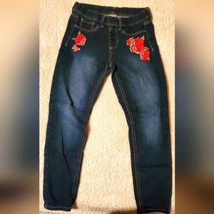 Wonder Nation girls pull on embellished jeans